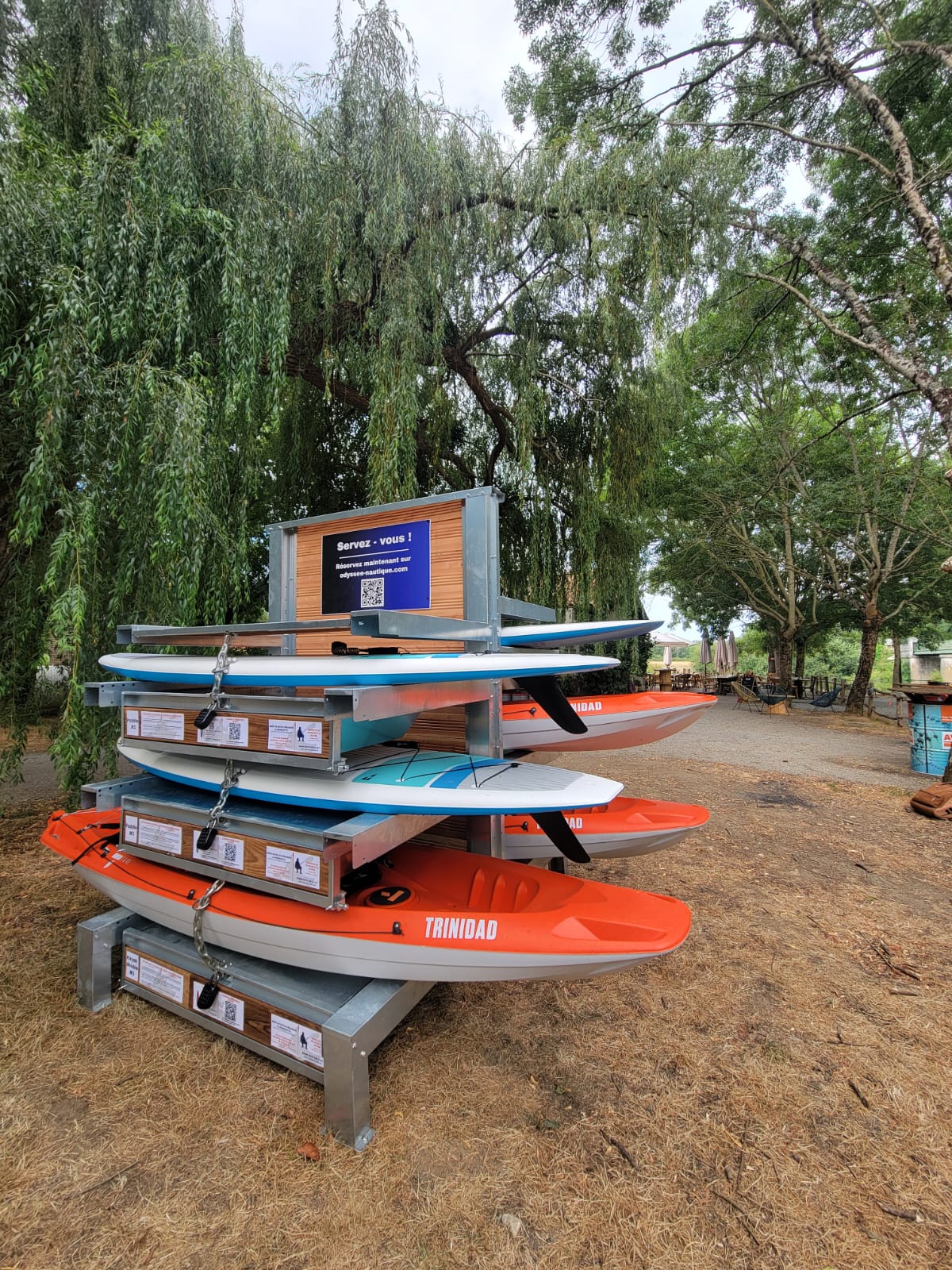Station Odyssée Nautique en libre-service, Guinguette de l'Aubraie