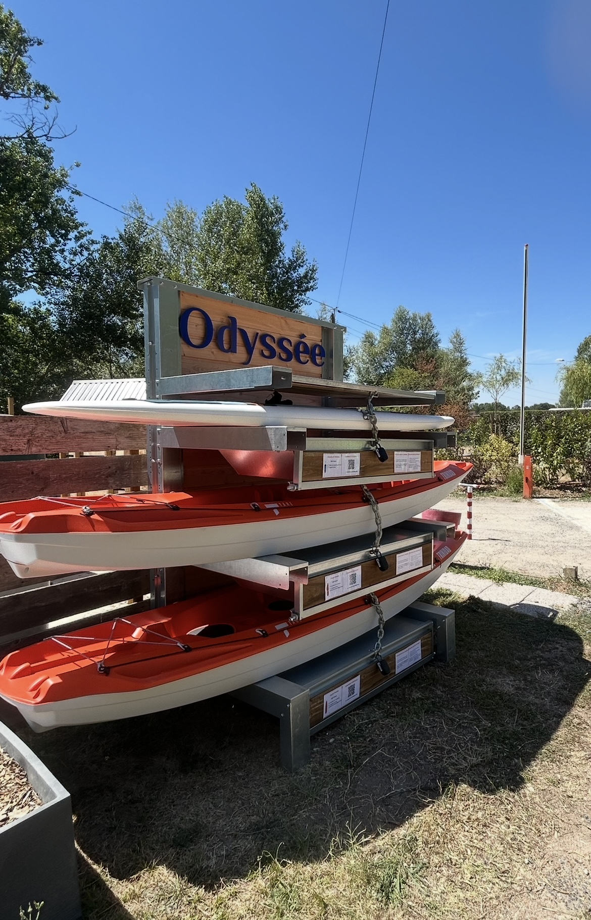 Distributeur kayak et paddle, Châtillon-sur-Cher