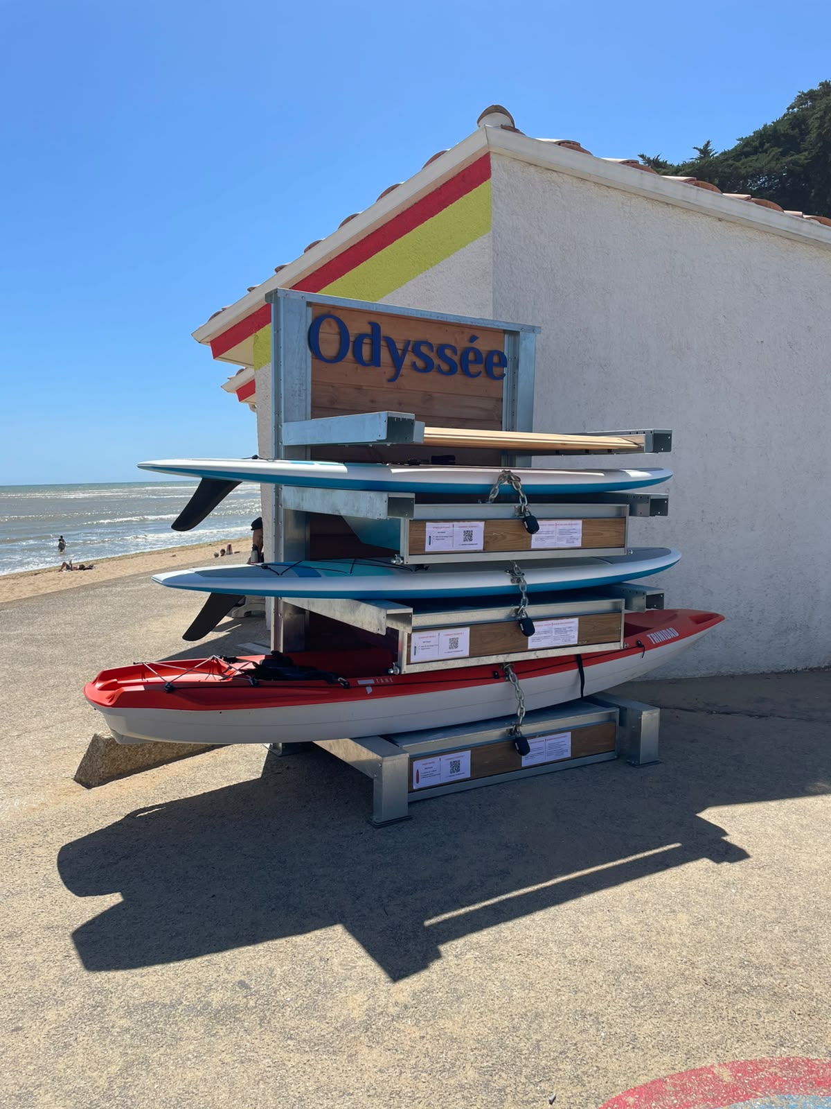 Station Odyssée Nautique en libre-service, Plage du Goulet