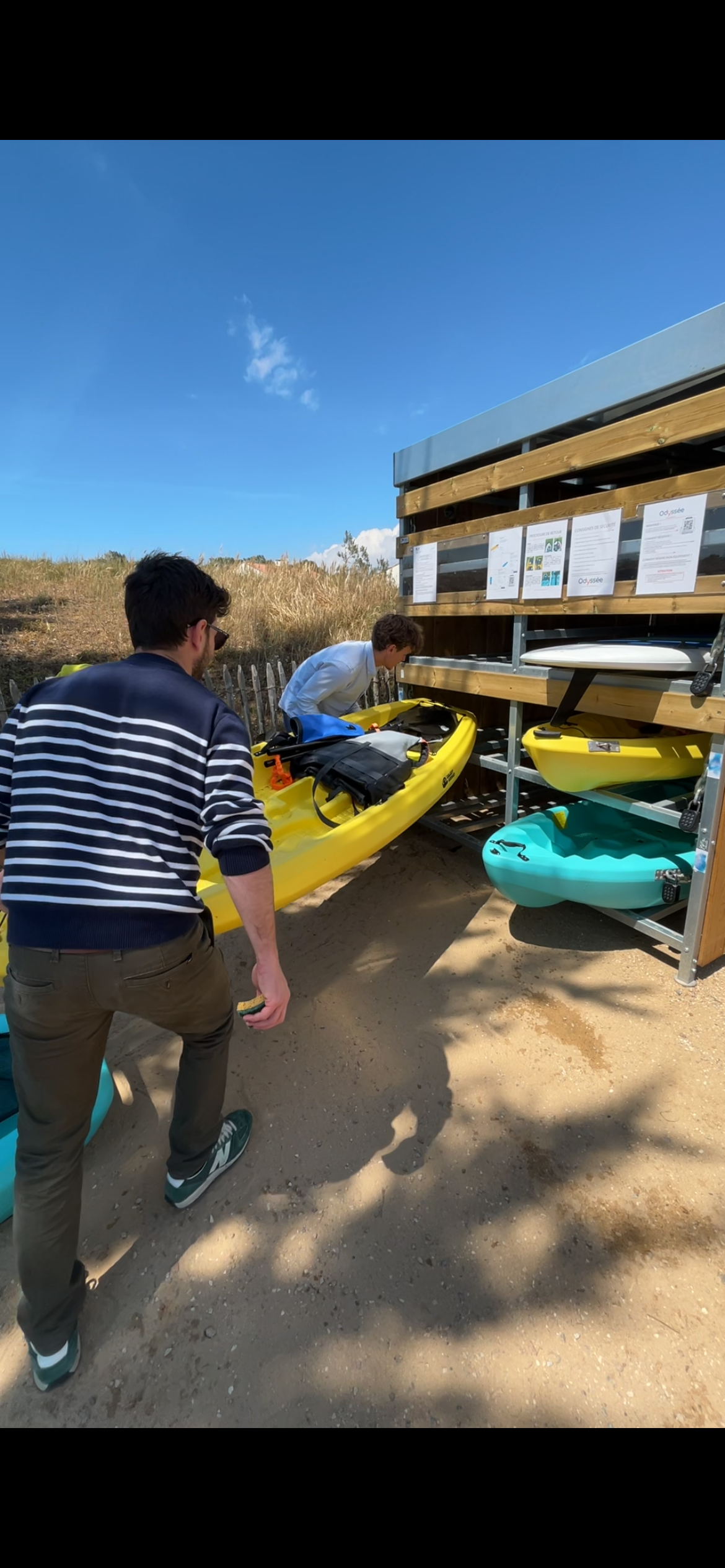 Rangement du kayak